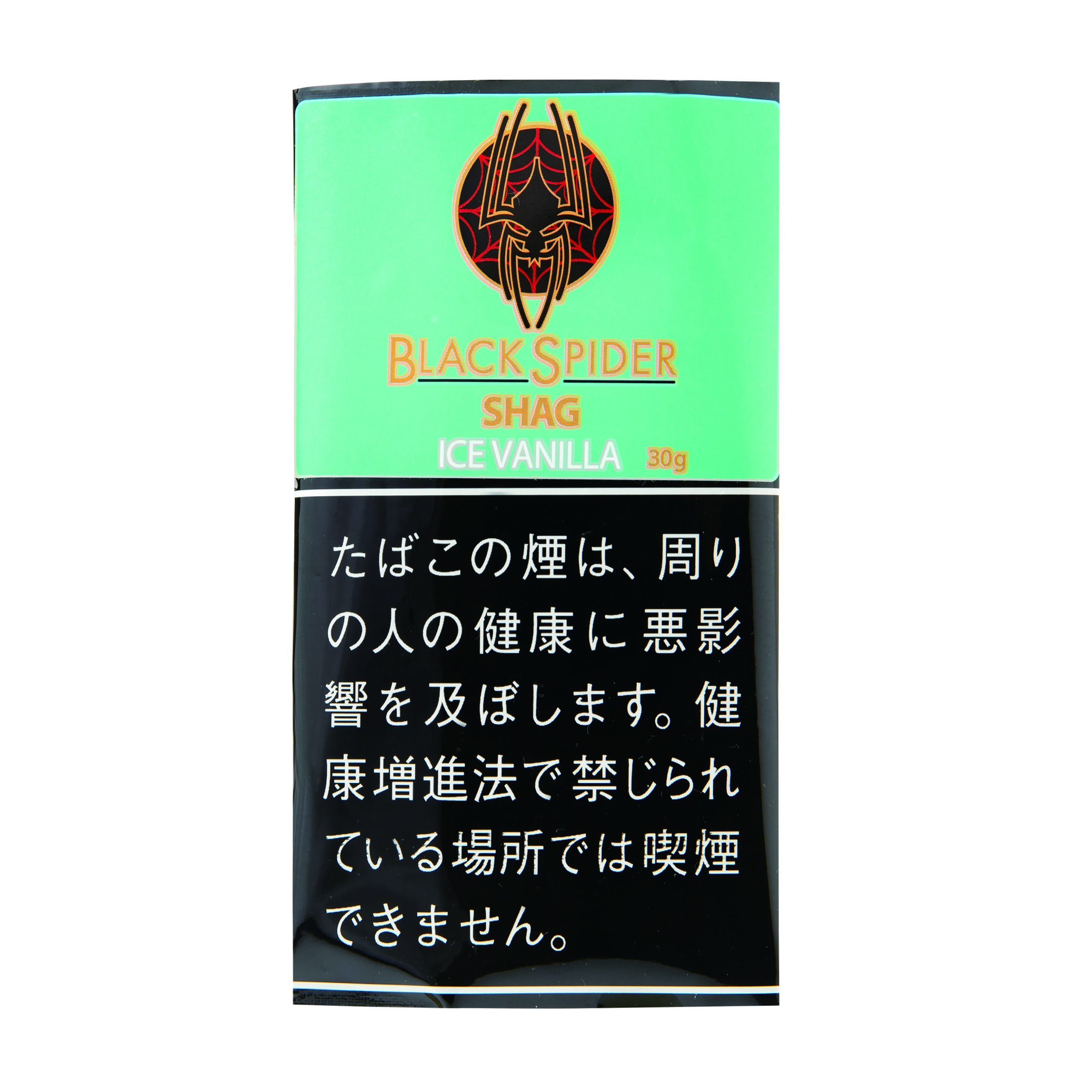 黑蜘蛛冰香草 · 手卷烟丝/ブラックスパイダーシャグ アイスバニラ