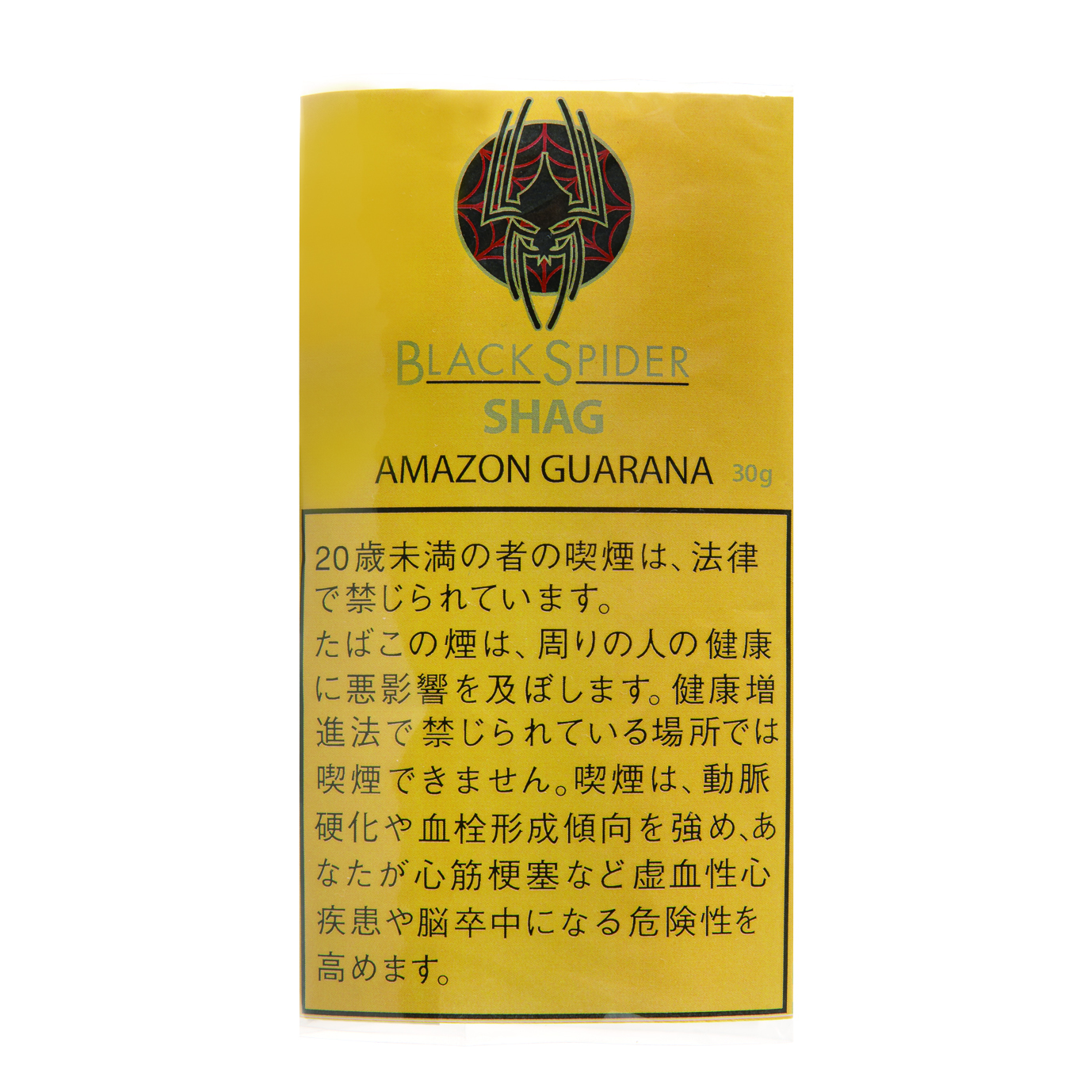 黑蜘蛛亚马逊瓜拉那 · 手卷烟丝/ブラックスパイダーシャグ アマゾンガラナ
