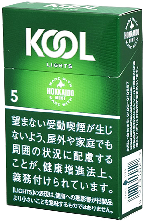 KOOL淡原味5mg · 外国香烟/クール ライト