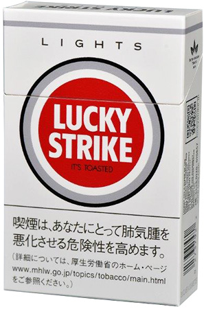 好彩淡味6mg · 外国香烟/ラッキーストライク ライト ボックス