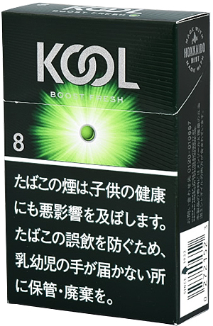 KOOL薄荷爆珠8mg · 外国香烟/クール ブースト フレッシュ8