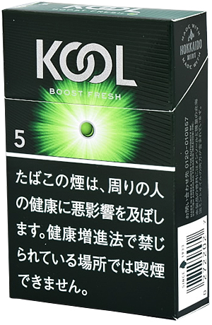 KOOL薄荷爆珠5mg · 外国香烟/クール ブースト フレッシュ5
