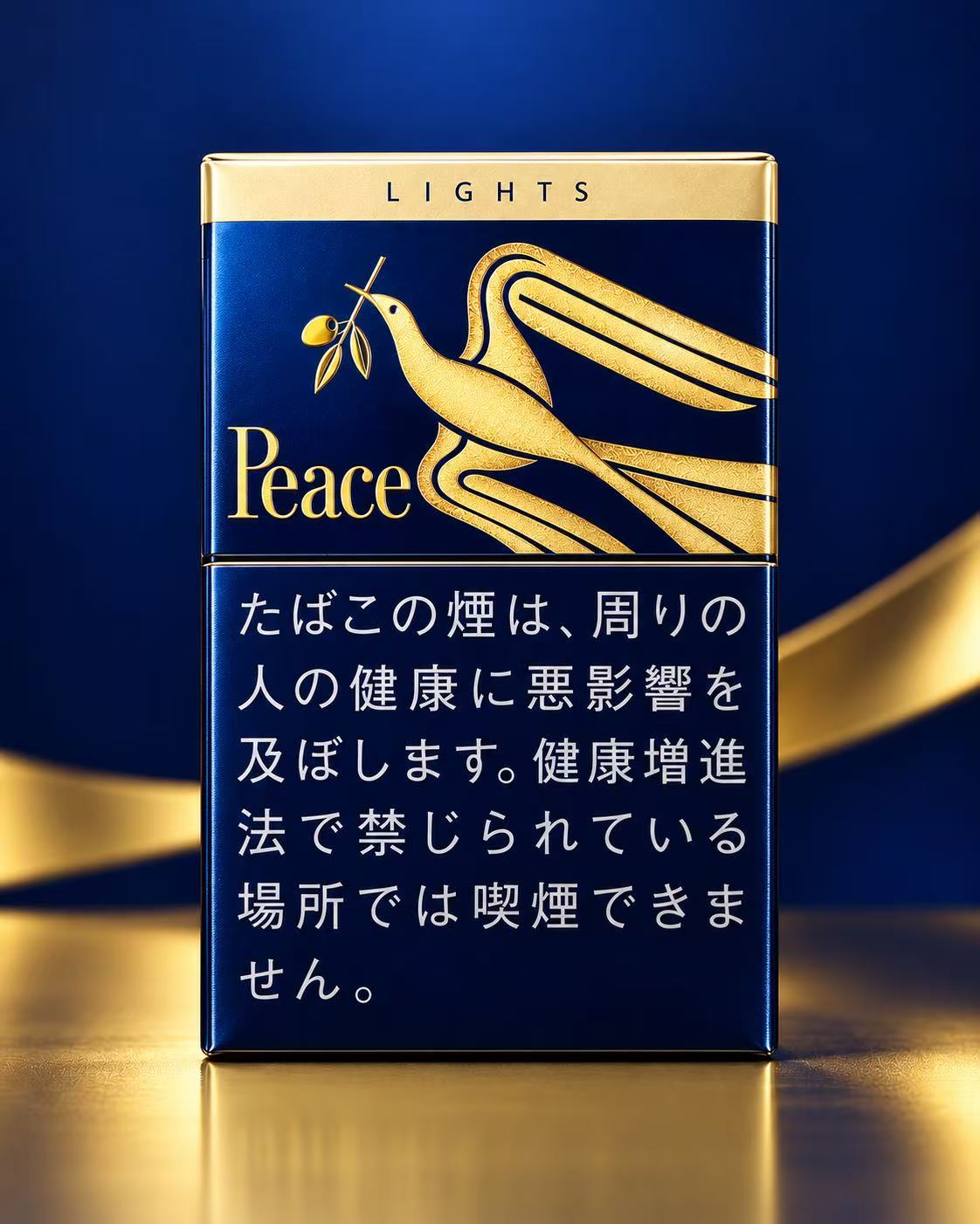 金和平80周年限定 · 日本香烟/ピース ライト ボックス