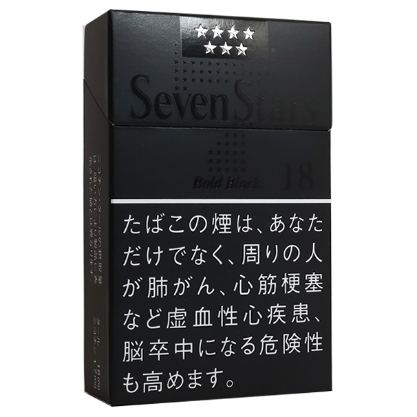 七星18mg黑武士 · 日本香烟/セブンスター ボールド ブラック