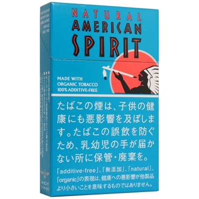 美国精神12mg · 日本香烟/ナチュラルアメリカンスピリット オーガニック リーフ ターコイズ【14本入】