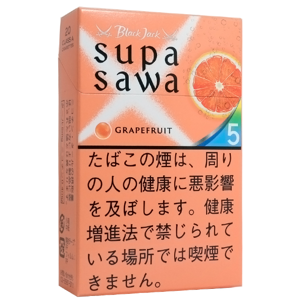 黑杰克西柚5mg · 外国香烟/ブラックジャック スパサワ グレープフルーツ5MG