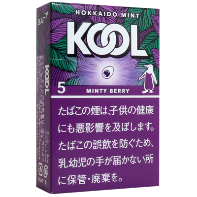 KOOL薄荷系列蓝莓5mg · 外国香烟/クール ミンティ シリーズ ミンティベリー 5