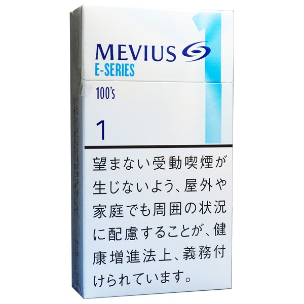 柔和七星梅比乌斯E系列1mg · 日本香烟/メビウス イーシリーズ ワン100’S