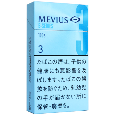 柔和七星梅比乌斯E系列3mg · 日本香烟/メビウス イーシリーズ 3MG 100’S