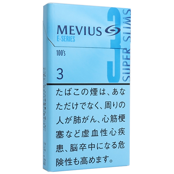 柔和七星梅比乌斯E系列3mg超细 · 日本香烟/メビウス イーシリーズ 3 100’S スリム