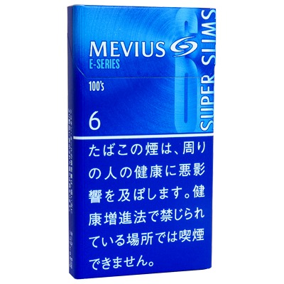 柔和七星梅比乌斯E系列6mg超细 · 日本香烟/メビウス イーシリーズ 6 100’S スリム