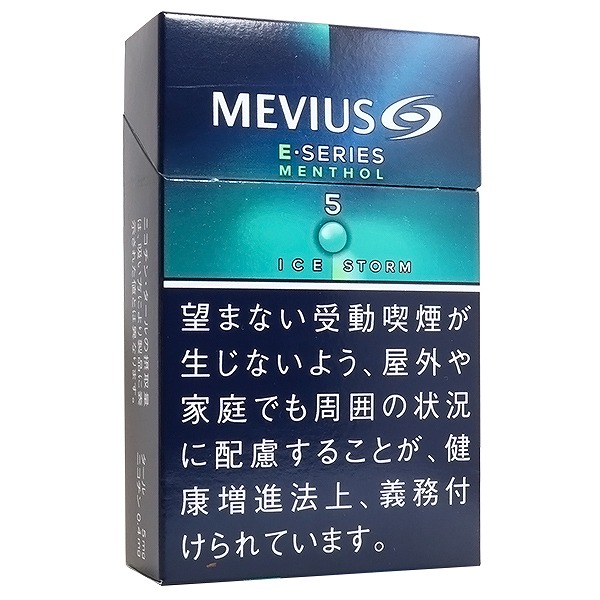 柔和七星梅比乌斯E系列冰薄荷5mg · 日本香烟/メビウス イーシリーズ アイスストーム5MG