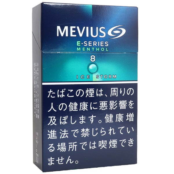 柔和七星梅比乌斯E系列冰薄荷8mg · 日本香烟/メビウス イーシリーズ アイスストーム８MG