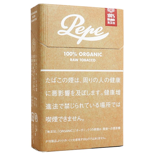 pepe有机8mg · 外国香烟/ぺぺ オーガニック シガレット【18本入】