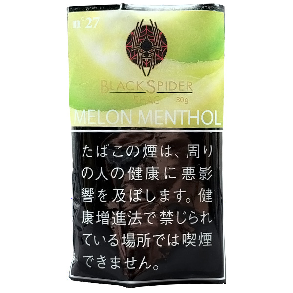 黑蜘蛛哈密瓜薄荷 · 手卷烟丝/ブラックスパイダー メロンメンソール シャグ