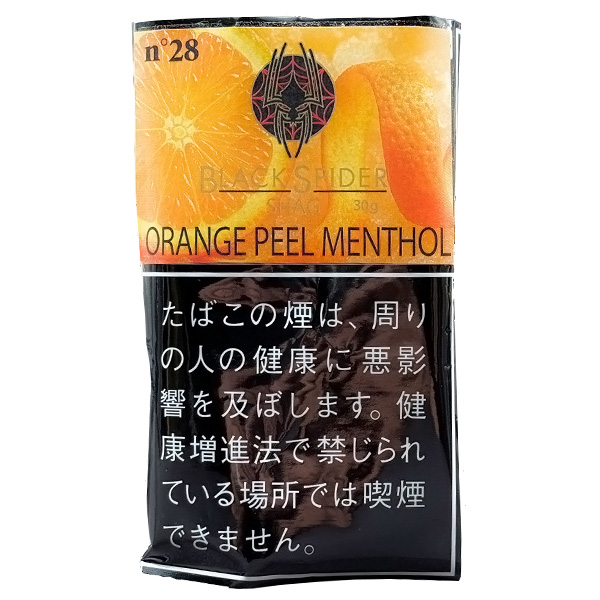 黑蜘蛛橙皮薄荷 · 手卷烟丝/ブラックスパイダー オレンジピールメンソール シャグ