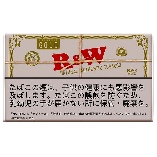 R&W黄金 · 手卷烟丝/ロウ(RAW) ゴールド30g