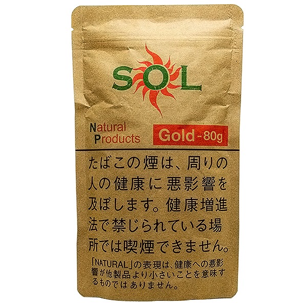 SOL黄金80克 · 手卷烟丝/SOL ゴールド80g