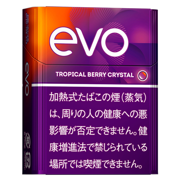 EVO热带莓果 · 加热烟草/エボ トロピカル ベリー クリスタル プルーム(PLOOM X/AURA用)