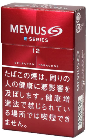 梅比乌斯E系列12mg · 日本香烟/メビウスイーシリーズ12