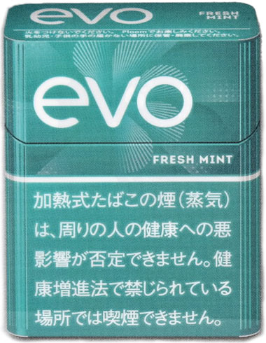 EVO新鲜薄荷ploom用 · 加热烟草/エボ・フレッシュ・ミント・プルーム用