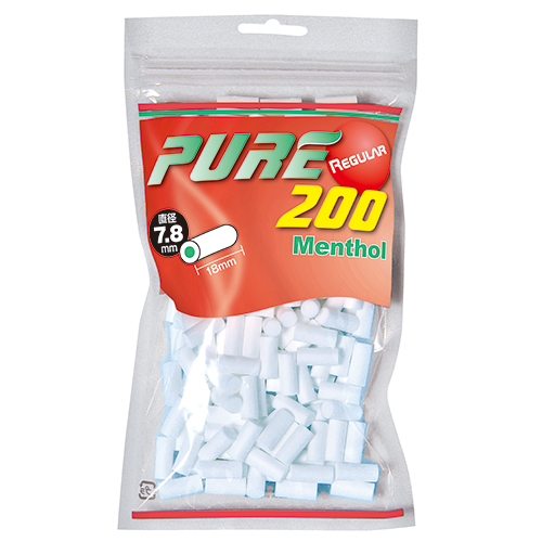 PURE滤嘴基础款薄荷味7.8mm*18mm · 手卷耗材/ピュア・レギュラー・メンソール・フィルター