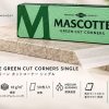 虎牌切角款 68 × 35.8mm · 手卷耗材/MASCOTTE GREEN CUT CORNERS SINGLE